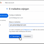 Aanpassing van je Gmail adres mogelijk?